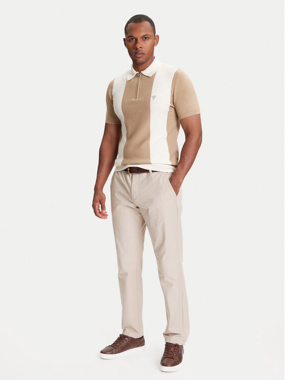 Guess Guess Πουλόβερ M5YR11 Z3OE2 Μπεζ Regular Fit