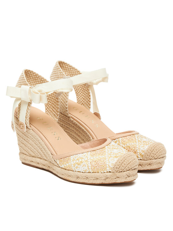 Guess Espadrilky Guess FLJCRY FAL04 Béžová