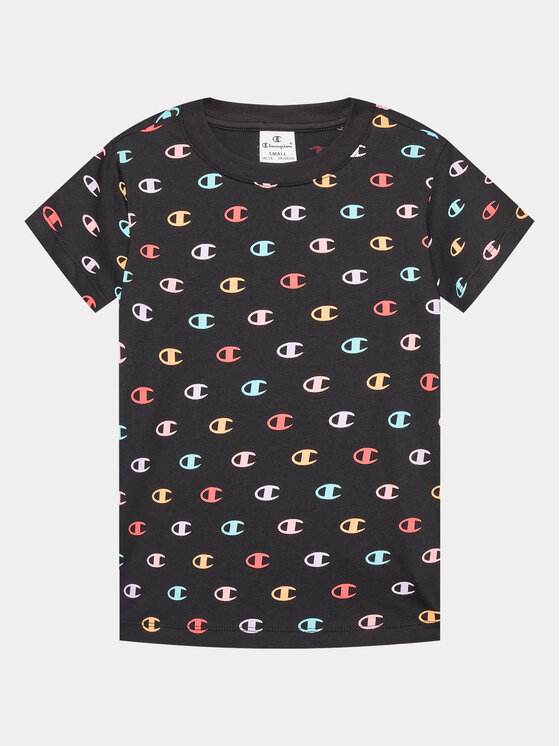 Champion Champion Majica 404617 Črna Regular Fit