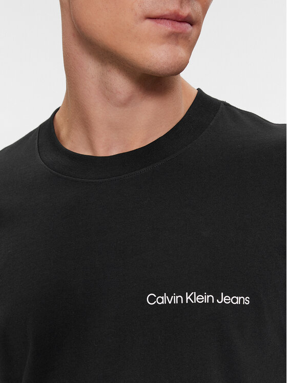 Calvin Klein Jeans Calvin Klein Jeans T-shirt Institutional J30J324671 Nero Regular Fit