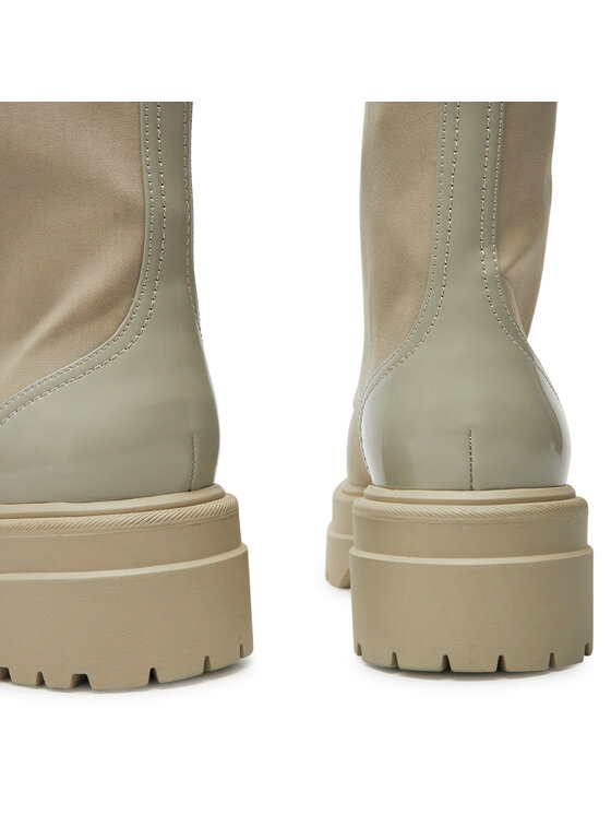 Tommy Hilfiger Туристически oбувки Tommy Hilfiger Flag Ventile Lace Up Boot FW0FW08287 Бежов