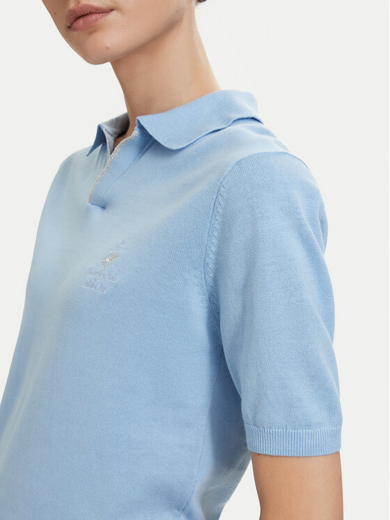 Beverly Hills Polo Club Beverly Hills Polo Club Pólóing P-SS26W-M550273 Világoskék Regular Fit