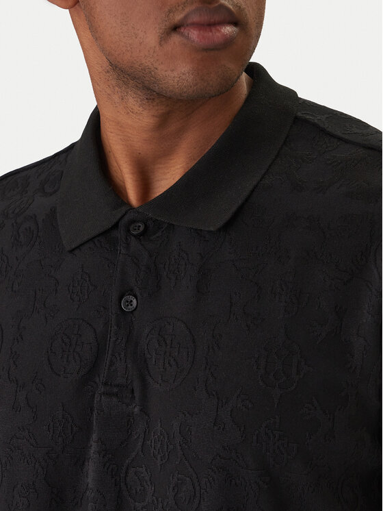 Guess Guess Polo M6RP25 KCFE2 Negro Regular Fit