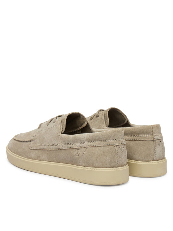 Clarks Туфлі Clarks Lockford Boat 26186610 Сірий