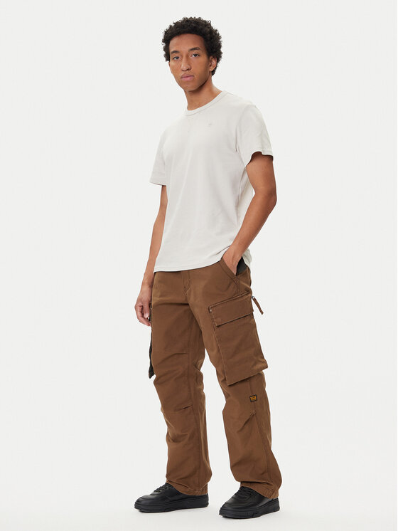 G-STAR G-STAR Pantalones de tela R-3N D25224-D191 Marrón Straight Fit