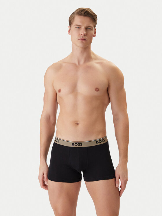 BOSS BOSS Conjunto de calzoncillos boxer 50554693 Negro
