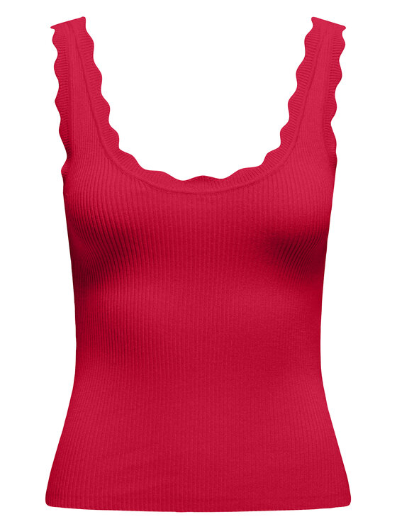 JDY JDY Top Nanna 15290585 Rojo Slim Fit