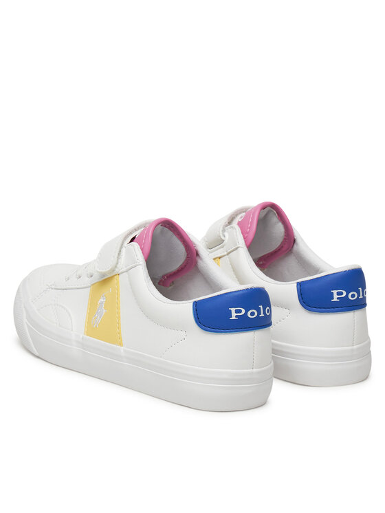 Polo Ralph Lauren Sneakersy Polo Ralph Lauren Ryley Ps RL02450101 Biela