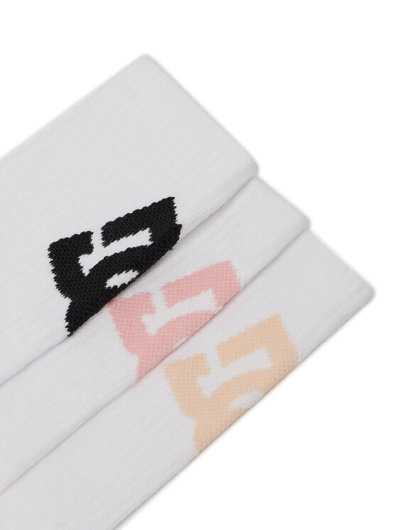 DC Shoes Довгі шкарпетки DC Shoes AS_DC_03W_SS25 (3-PACK) Білий