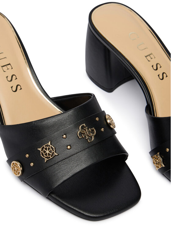 Guess Шльопанці Guess FLJGAU ELE03 Чорний