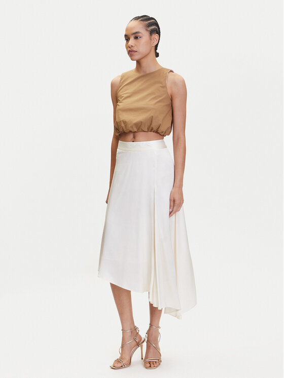 Marella Marella Top Chiatta 2515161132 Marrón Regular Fit