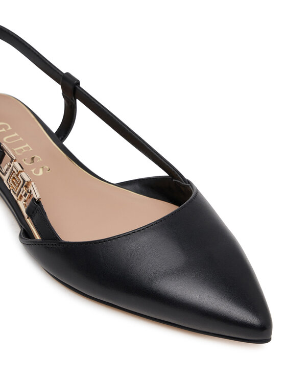 Guess Baleríny Guess FLTFRA LEA05 Čierna