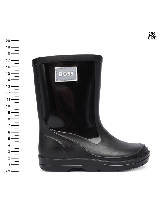 BOSS Gumáky BOSS J52581 M Čierna