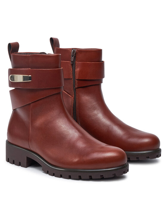 ECCO Polokozačky ECCO Modtray W 49019301053 Hnědá