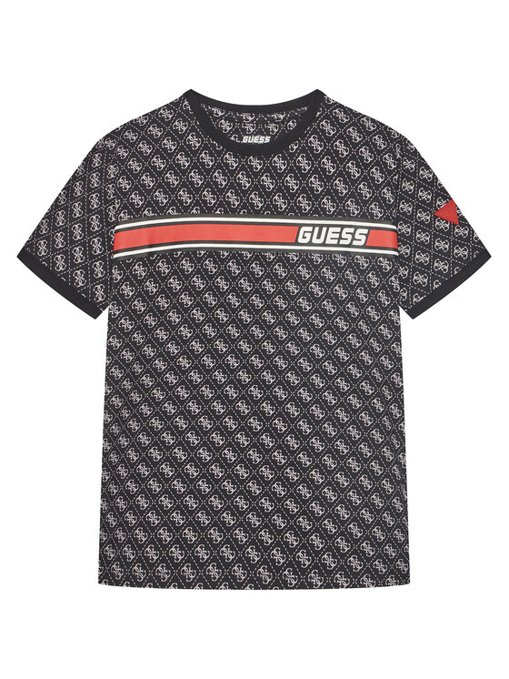 Guess Guess T-Shirt L4YI47 J1314 Μαύρο Regular Fit