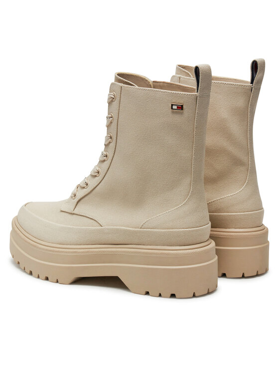 Tommy Hilfiger Зимни обувки Tommy Hilfiger FW0FW08200 Бежов