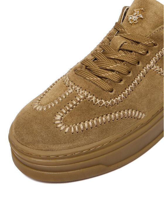 Beverly Hills Polo Club Sneakersy Beverly Hills Polo Club EO-WI16-MALMO-01 Beżowy ciemny