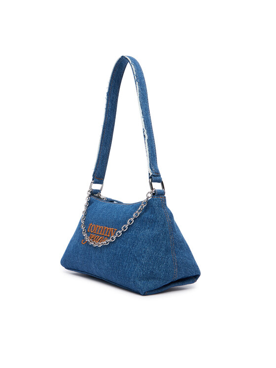 Tommy Jeans Soma Tommy Jeans Tjw Cool Denim Shoulder Bag AW0AW18575 Zils