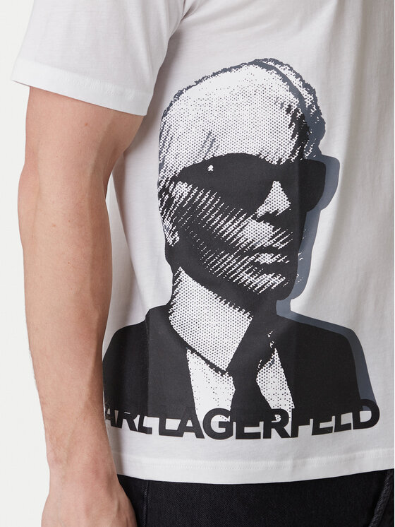KARL LAGERFELD KARL LAGERFELD Camiseta 755170 562251 Blanco Loose Fit