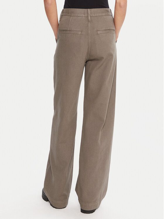 G-STAR G-Star Raw Hlače iz tkanine Deck 2.0 D26432-E078 Zelena Wide Leg