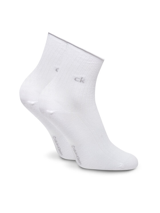 Calvin Klein Κάλτσες μακριές Calvin Klein 701229681 Λευκό