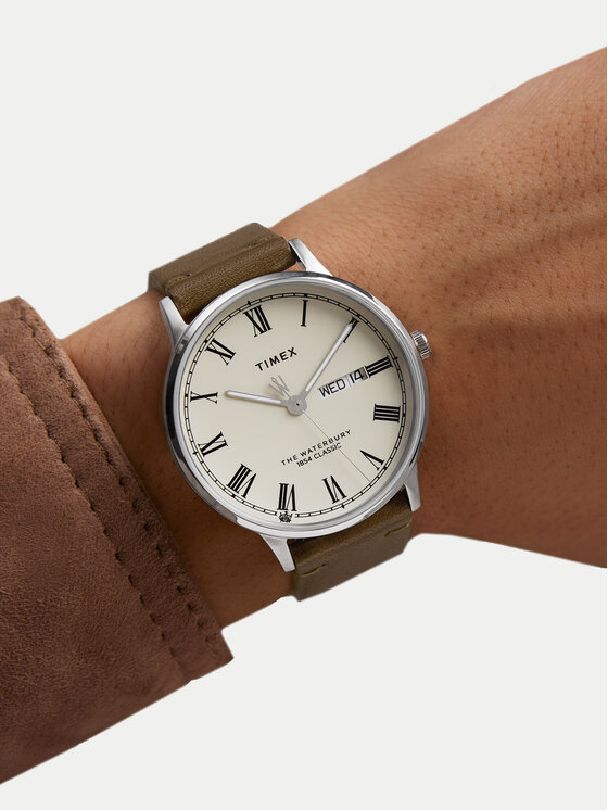 Timex Ρολόι Timex TW2W50600 Καφέ