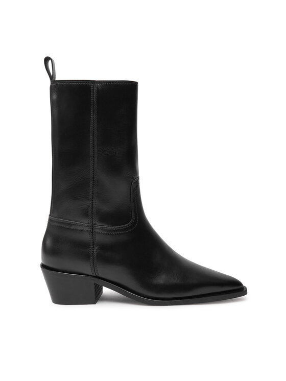 Calvin Klein Jeans Боти Calvin Klein Jeans Cowboy YW0YW01679 Черен