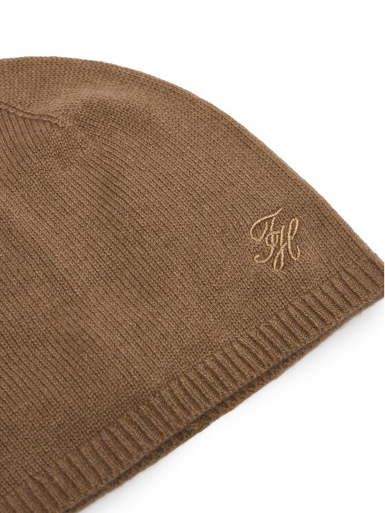 Tommy Hilfiger Kepurė Tommy Hilfiger Script AW0AW19105 Šviesiai ruda