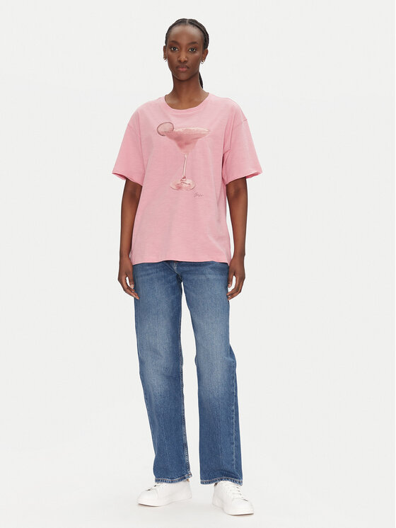 BOSS BOSS T-shirt C_Eband_4 50540433 Rosa Relaxed Fit