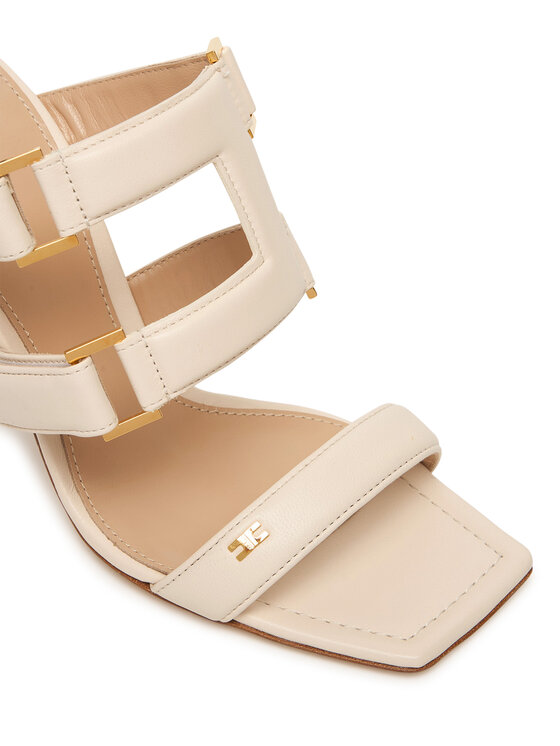 Elisabetta Franchi Шльопанці Elisabetta Franchi SA-44L-62E2-V620 Кремовий