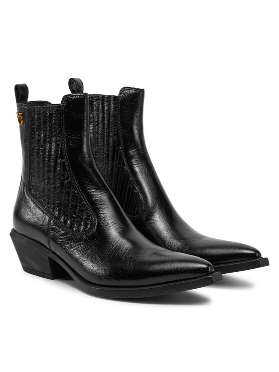 PINKO Ковбойські чоботи PINKO Tex 14 SD0345P083 Чорний
