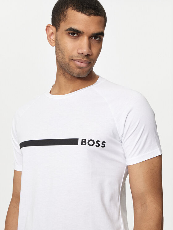 BOSS Boss Majica T-Shirt Rn Slim Fit 50517970 Bela Slim Fit