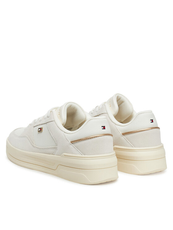 Tommy Hilfiger Sneakers Tommy Hilfiger Essential Basket Sneaker FW0FW08456 Alb