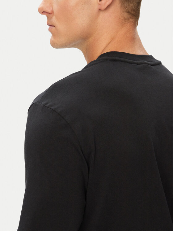Napapijri Napapijri Camiseta S-Badge NP0A8949 Negro Regular Fit