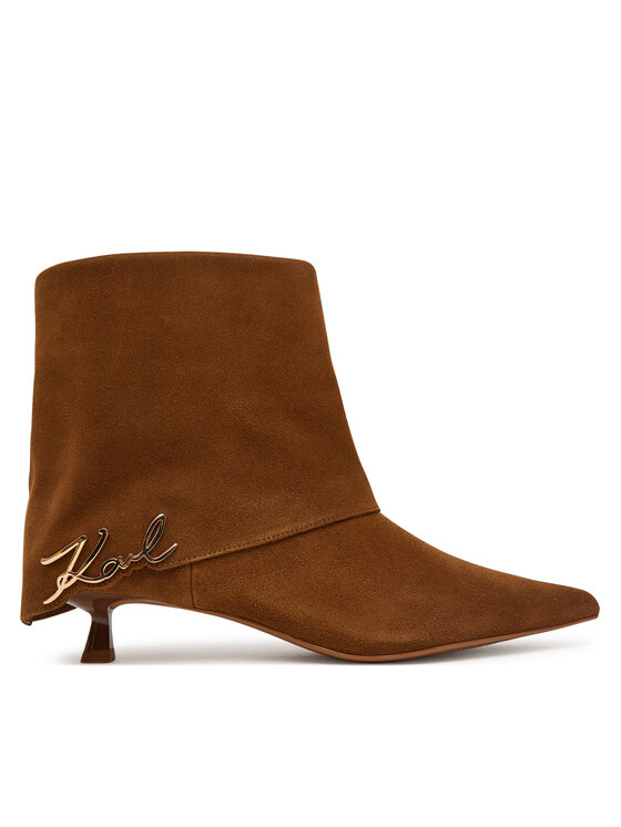 KARL LAGERFELD Ботильйони KARL LAGERFELD KL30142 Коричневий