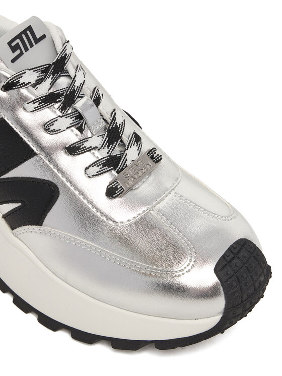 Steve Madden Sneakersy Steve Madden Supercampo SM11004808 Stříbrná