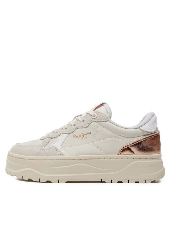 Pepe Jeans Tenisice Pepe Jeans Kore Sun W PLS00009 Écru