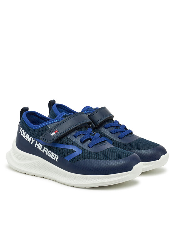 Tommy Hilfiger Sneakersy Tommy Hilfiger T1B9-33868-1756A601 S Tmavomodrá