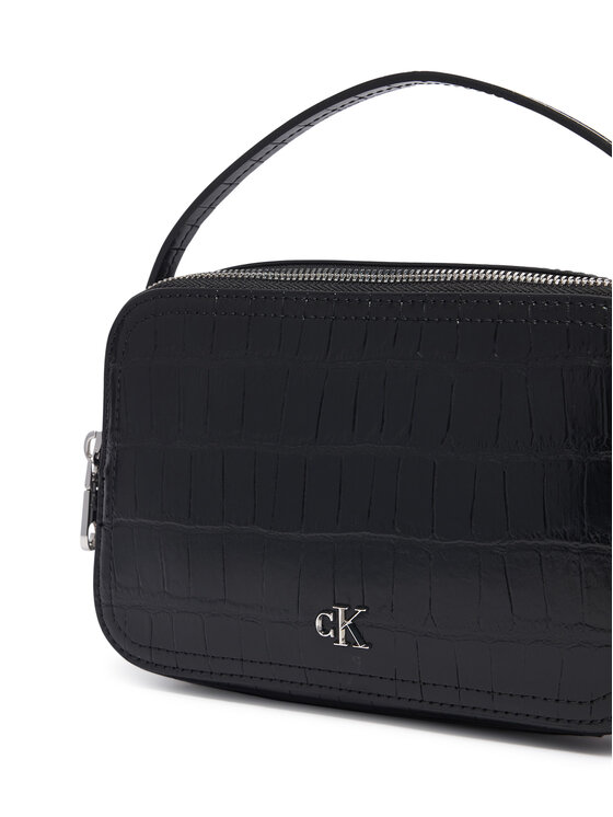Calvin Klein Soma Calvin Klein Ck Croc Camera Bag LV04F3905G Melns