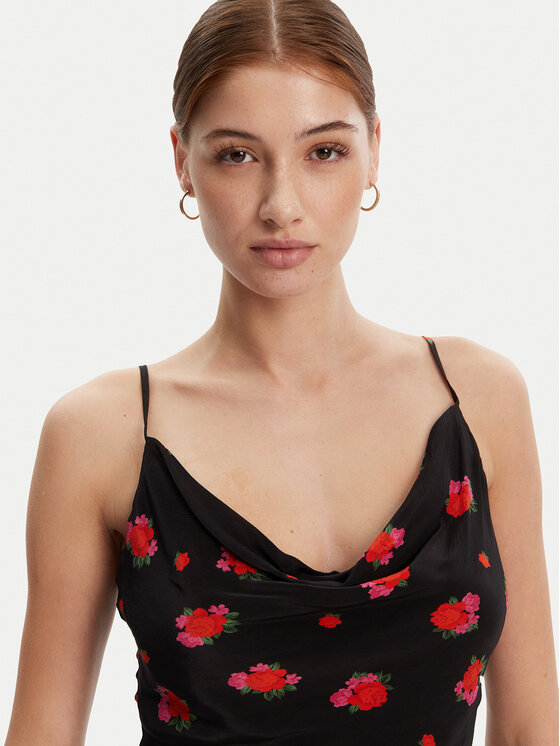 Bardot Bardot Топ 59752TB2 Чорний Slim Fit