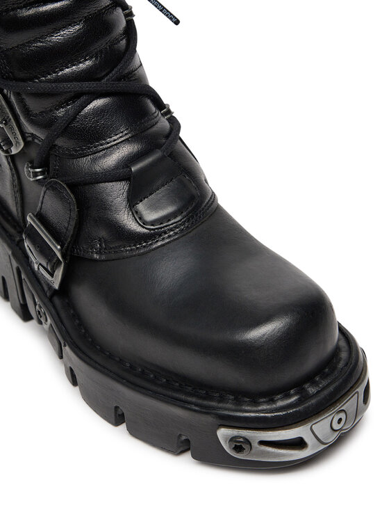 NEW ROCK Šņorzābaki NEW ROCK M-373LUNA-S1 Melns