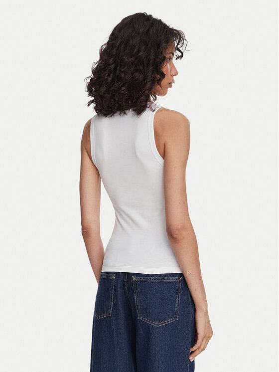 HUGO HUGO Top Damatank 50572293 Blanco Extra Slim Fit