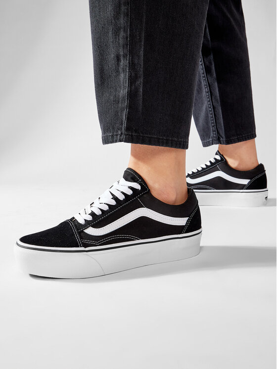 Vans Tenisenes Vans Old Skool Platfor VN0A3B3UY28 Melns