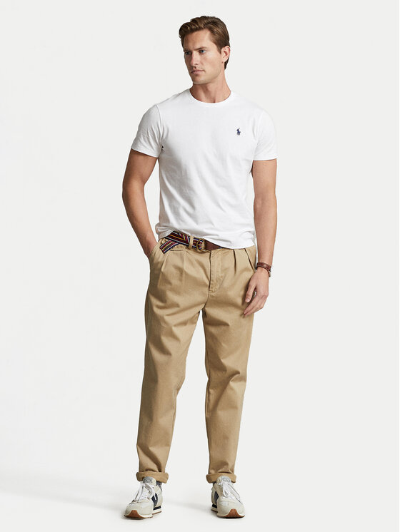 Polo Ralph Lauren Polo Ralph Lauren Футболка 710680785 Білий Custom Slim Fit
