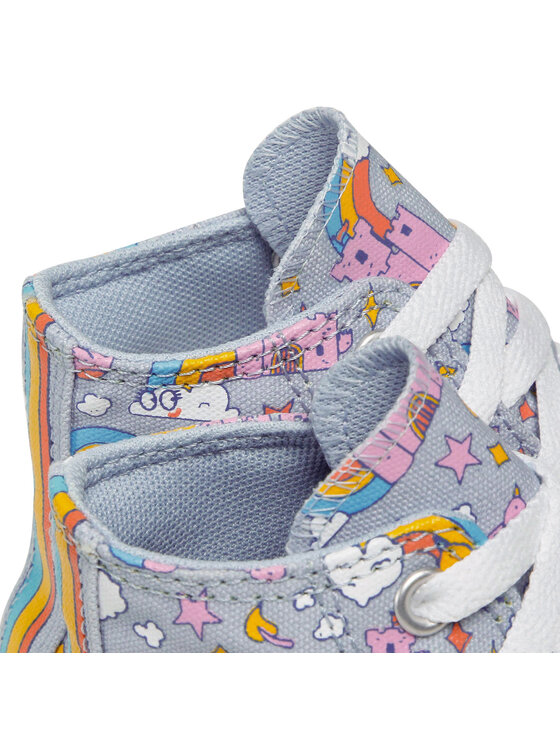 Converse Кеди Converse Chuck Taylor All Star Rainbow Castles 372943C Голубий
