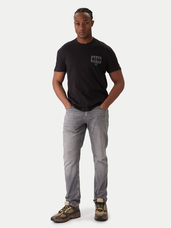 Tommy Jeans Tommy Jeans Camiseta Sign Spray DM0DM22319 Negro Regular Fit