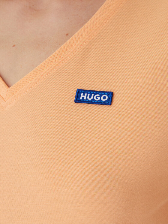 HUGO HUGO Camiseta Classic 50513667 Naranja Slim Fit