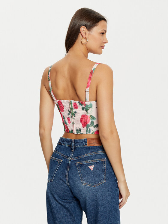 Guess Guess Топ W5RH26 WGLO2 Кольоровий Regular Fit