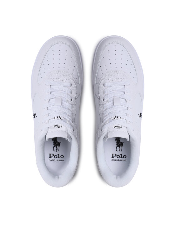 Polo Ralph Lauren Снікерcи Polo Ralph Lauren Masters Crt 809891791009 Білий