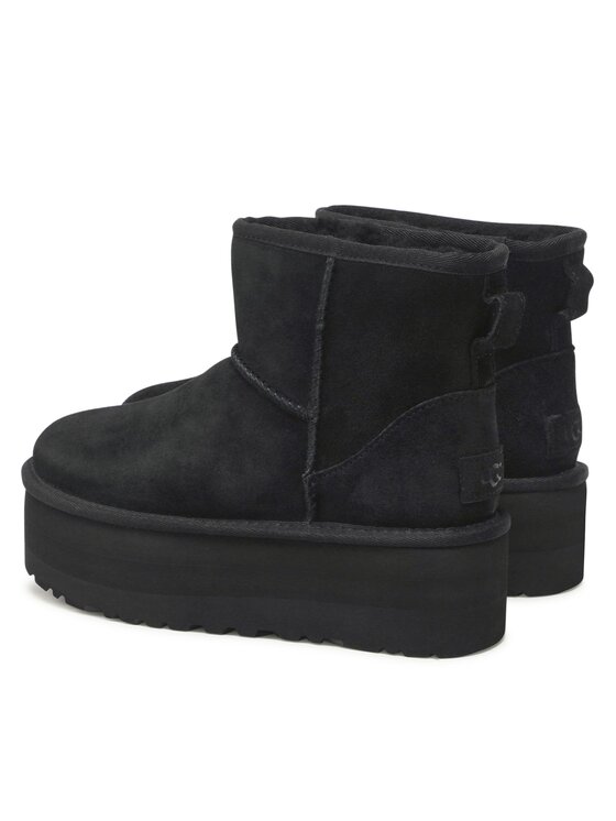 Ugg Sniega zābaki Ugg W Classic Mini Platform 1134991 Melns